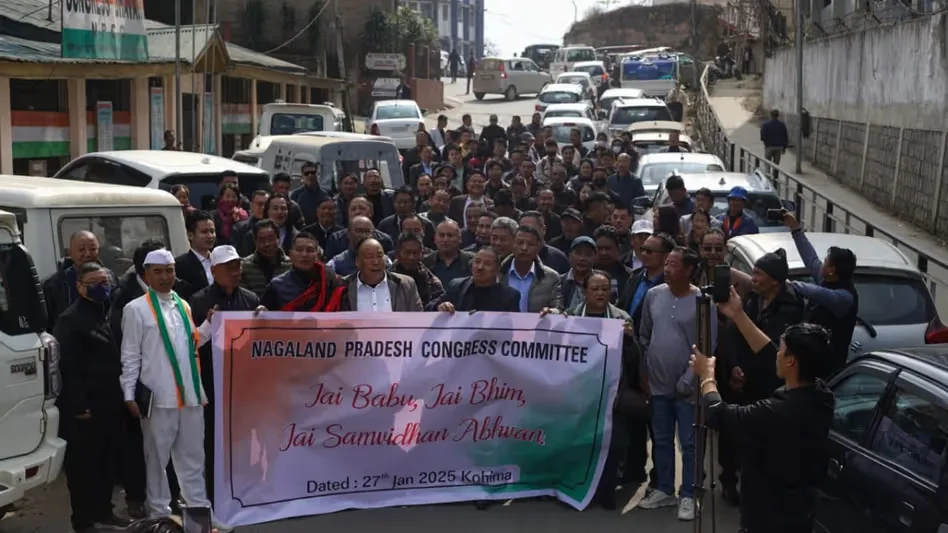 The Nagaland Congress Protests the BJP’s Statements That Undermine the Constitution