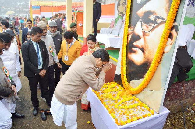 The Tripura Chief Minister Commemorates Netaji Subhas Chandra Bose’s Birth Anniversary by Celebrating ‘Parakram Diwas’