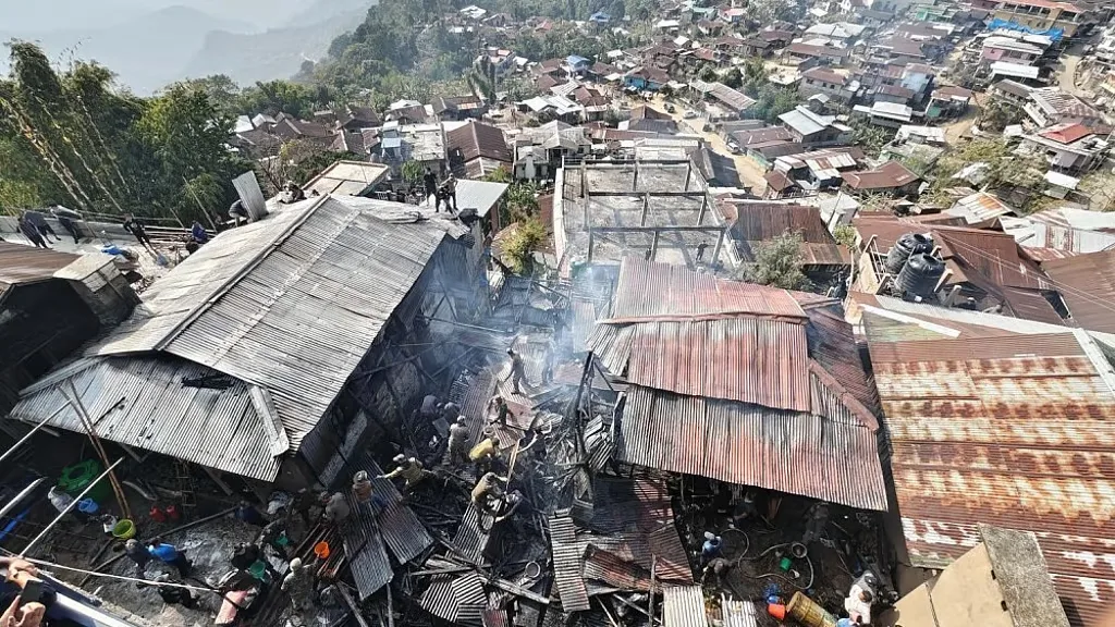 House Gutted In Mokokchung Fire, Two Others Damaged